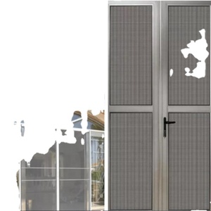 Unbreakable Stainless Steel Woven Wire Mesh Plain Weave Security Screen Door with Custom Cutting Service - Product Image 4
