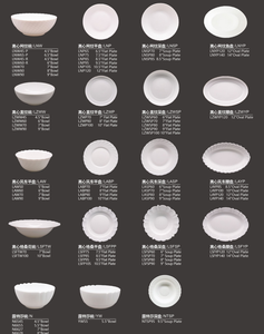 ZKW60 Juego de Vajilla de Vidrio Opal Negro y Blanco Templado Resistente <span class=keywords><strong>al</strong></span> Calor de 6 Pulgadas, Tazones Profundos Redondos para Ensalada y Sopa, Venta Directa de Fábrica - Product Image 6