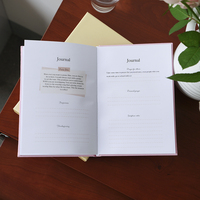 Journal "Love God Greatly" – Méthode SOAP pour l'Étude Biblique, Relié en Tissu Bleu, Cadeau Personnalisé, Journal Biblique en Lin