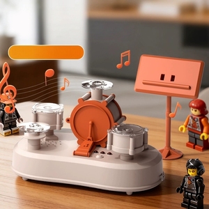 Mini batterie électronique créative à commande tactile, instrument de percussion, jouet musical pour enfants, très vendue - Product Image 2
