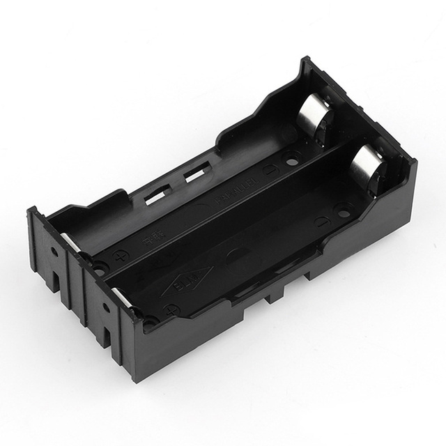 18650 Battery Case 2X 18650 Battery Holder 2 Slot 7.4V Batteries Container With Hard Pin DIY Power Bank Cases