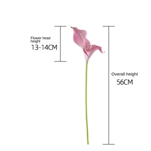 Fleur artificielle Calla Lily en EVA faite à la main, grande taille, style INS, pour décoration intérieure, vente en gros transfrontalière - Product Image 4
