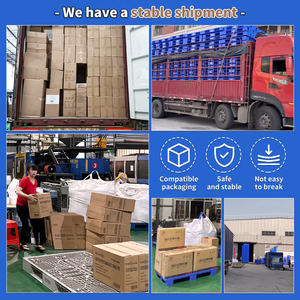 Nhiệm vụ nặng nề hậu cần lưu trữ ngăn xếp doanh thu bin nhựa bền di chuyển thùng với nắp 80L hình chữ nhật lớn hộp nhựa <span class=keywords><strong>container</strong></span> - Product Image 5