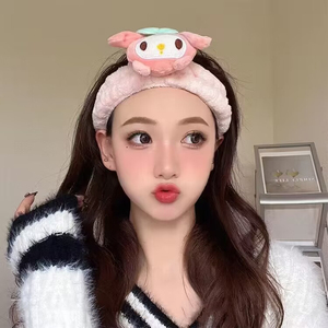 Kawaii Xin Chào Của Tôi Mèo Trang Điểm Headband Mèo Spa Tóc Ban Nhạc San Hô Lông Cừu Mèo Trang Điểm Đảng Cho Phụ Nữ Cô Gái Món Quà - Product Image 6