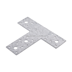 Plaques de jonction plates en T en gros à <span class=keywords><strong>prix</strong></span> compétitif, équerres structurelles pour la décoration des murs et des sols, galvanisées à chaud - Product Image 2