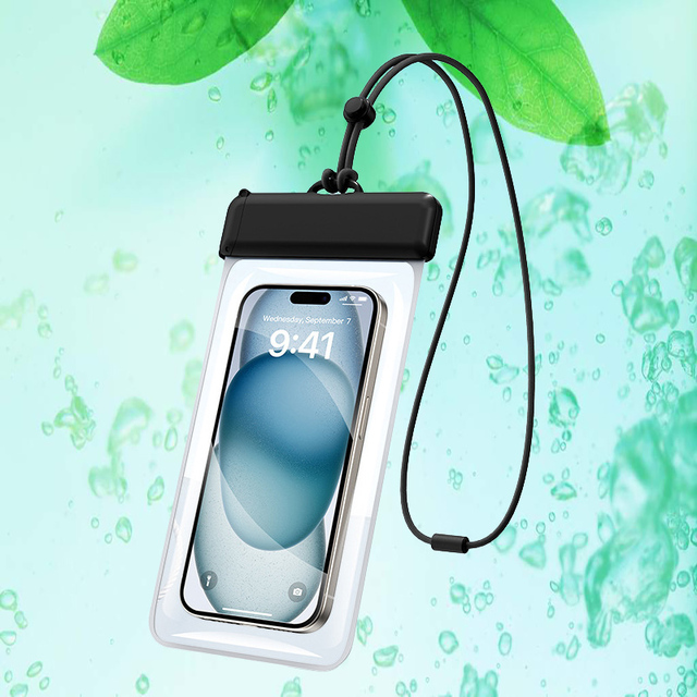 TPU Floating IPX8 Waterproof Sports Design Belt Buckle Phone Pouch for Underwater Swimming & Beach Outdoor Use