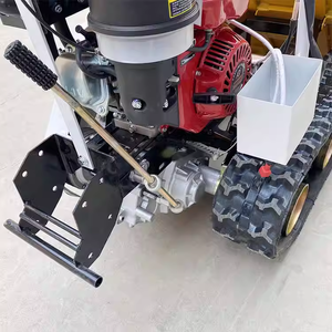 Хит продаж, высококачественный Мини-транспортер, мини-гусеничный самосвал, бензиновый мощный 500 кг, небольшой самосвал - Product Image 4