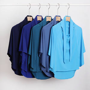 Zifeng OME couvre-chef arabe Double bord rond avec un voile et un capuchon inférieur Gaze Double usage Femmes Couverture Foulard - Product Image 2