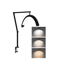 Lampe à ongles LED Lampe de table avec arc de bureau Lampe à anneaux pour salon de beauté Éclairage de manucure pour salon de tatouage des ongles