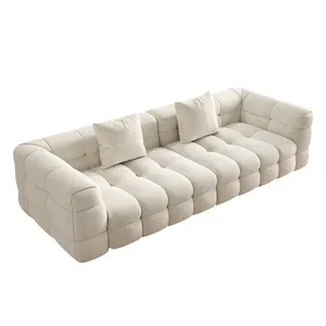 Tempat tidur furnitur berlapis kain merah muda penjualan panas dua tempat duduk ruang tamu furnitur Modern Vewhiteloveseats Sofa set Sofa mewah M05A2