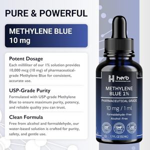 ยาเมทิลบลูแบบหยดสำหรับรับประทาน ยี่ห้อ ODM/OEM คุณภาพพรีเมียม ช่วยเพิ่มความจำและปรับปรุงการนอนหลับ ขนาด 2 มล. ต่อหนึ่งครั้ง บรรจุ 60 มล./ขวด - Product Image 3