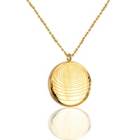 Pendentif Énergétique Scalaire Quantique en Acier Inoxydable Plaqué Or et Argent avec Sertissage Clos pour Cadeau - Vente en Gros