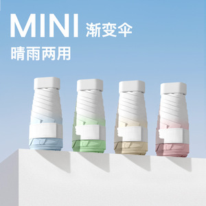 ร่มพับหกตอน โครงสร้างไนลอนผสมโลหะ ป้องกันแสงแดด UPF 50+ ป้องกันฝน ดีไซน์มินิมอล พกพาสะดวก - Product Image 5