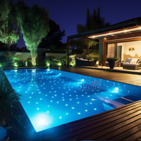 Source de lumière à fibre optique étanche 80W 150W de télécommande RF scintillante 6000K 3000K pour fibre optique de piscine