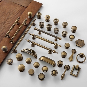 Bán Hot Antique Brass tủ bếp xử lý đồ nội thất xử lý knobs ngăn kéo kéo - Product Image 2