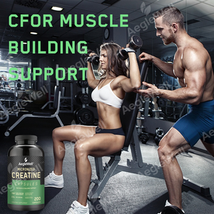 Rifornimento di fabbrica di creatina monoidrato capsule di creatina rapida costruzione muscolare creatina micronizzata Fitness nutrizione sportiva capsule di creatina - Product Image 3