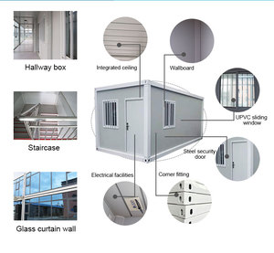 Residenza Modulare Prefabbricata/Cabina con Porta/Casa, <span class=keywords><strong>Case</strong></span> Container Pieghevoli ed Espandibili da 20 e 40 Piedi Secondo Standard Europei <span class=keywords><strong>in</strong></span> <span class=keywords><strong>Vendita</strong></span> - Product Image 6