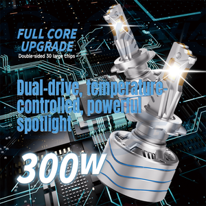 Đèn pha ô tô LED HAIZG Manufacturer S16 công suất cao <span class=keywords><strong>300W</strong></span>, 65000LM, <span class=keywords><strong>H4</strong></span> 9005 9006, siêu sáng - Product Image 6