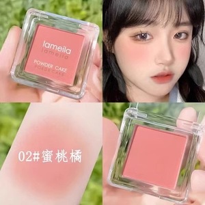 พาเลทบลัชออนสีชมพูสำหรับบลัชออนแป้งอัดแข็งแบบมืออาชีพสำหรับการแต่งหน้าบนใบหน้า - Product Image 3
