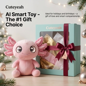 Peluche de Ajolote Inteligente con Voz, Regalo para Niños, Animal de Peluche Suave para Cumpleaños, Servicio de Personalización al por Mayor - Product Image 1