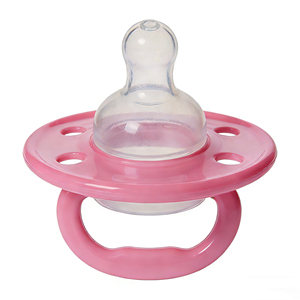 Sucette en silicone pour bébé, sans BPA, matériau de sécurité, 0-12 mois, qualité alimentaire, <span class=keywords><strong>avec</strong></span> large ouverture, <span class=keywords><strong>biberon</strong></span> de 5,0 ml - Product Image 2