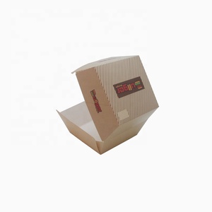 Caja de Embalaje para Hamburguesas y Comida Rápida, Ecológica, con Logotipo Personalizado Impreso, Venta al Por Mayor de Fábrica - Product Image 2