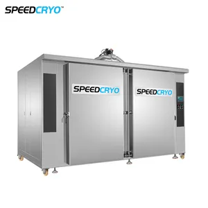 Máquina IQF de congelación rápida instantánea, JSGS-8000L, nitrógeno líquido, mariscos, Flash