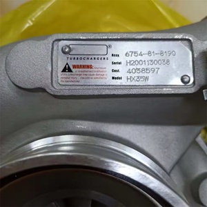 เทอร์โบชาร์จเจอร์ PC220-8 รุ่น 6754-81-8190 HX35W เทอร์ไบน์สำหรับเครื่องยนต์ 6D107 เทอร์โบชาร์จเจอร์ 6754-81-8190 - Product Image 2