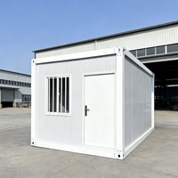 Casa Contenedor Modular de Bajo Costo y Rápida Instalación, Casa Prefabricada Desmontable y Reutilizable para Oficina o Alojamiento