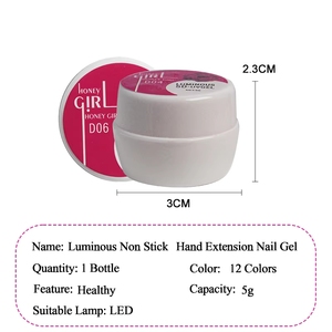 HONEY GIRL 5D pudín tallado de uñas Gel translúcido UV Gel polaco para <span class=keywords><strong>manicura</strong></span> en relieve DIY <span class=keywords><strong>dibujo</strong></span> decoraciones translúcido polaco - Product Image 2