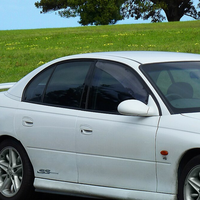 4PCs Black PMMA Weather Shileds Vent Rain Visors Set Australia Wholesale pour 1997-2007 Holden Commodore VT/VY/VX/VZ