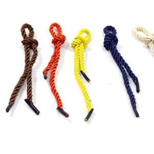 5mm 3 sợi dây thừng xoắn Polyester túi giấy dây xử lý với đầu nhựa - Product Image 2
