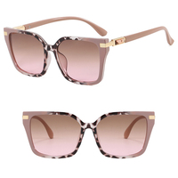 Lunettes de soleil pour adultes DL Square Color Blocked Retro UV400 avec verres en PC légers
