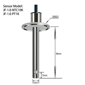 Controllore di Conducibilità Online per il Monitoraggio dell'Acqua nei Processi Igienici con Elettrodo a Flangia in Acciaio Inox 1.0 per Acqua ad Alta Purezza - Product Image 2