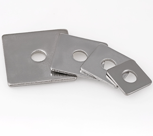 Rondelle carrée en acier inoxydable galvanisé, rondelle plate carrée, fixations pour construction structurelle, vente en gros OEM - Product Image 5