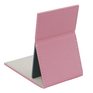 Hermoso diseño creativo Bolsillo pequeño portátil cuadrado PU magnético espejo de maquillaje - Product Image 3