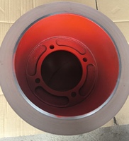 Rouleaux en caoutchouc pour décortiqueuse de riz Hongqi Bridge, rouleaux en caoutchouc SBR NBR de 10 pouces avec noyau en fer et aluminium pour moulin à riz