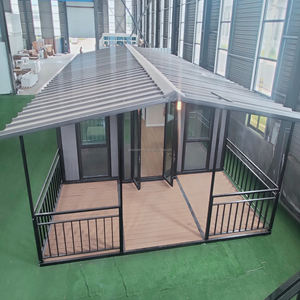 Cabine <span class=keywords><strong>de</strong></span> camping modulaire <span class=keywords><strong>en</strong></span> conteneur 20 pieds 40 pieds, <span class=keywords><strong>cabane</strong></span> préfabriquée <span class=keywords><strong>en</strong></span> forêt avec véranda et portes <span class=keywords><strong>en</strong></span> verre, idéale pour le glamping ou les stations <span class=keywords><strong>de</strong></span> montagne - Product Image 6