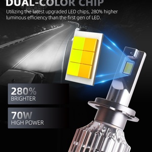 Sistema de Iluminación LED para Automóvil Sanvi V5 Pro Versión Plata, Faro Delantero LED H4, Bombilla LED para Faro Delantero, Accesorios para Automóvil, Precio Bajo - Product Image 4