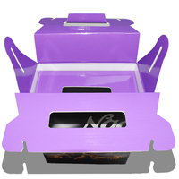 Caja de embalaje corrugada de 12kg resistente al por mayor para arena para gatos, arena fuerte, correo, laminación mate, carpeta de envío de arena para gatos