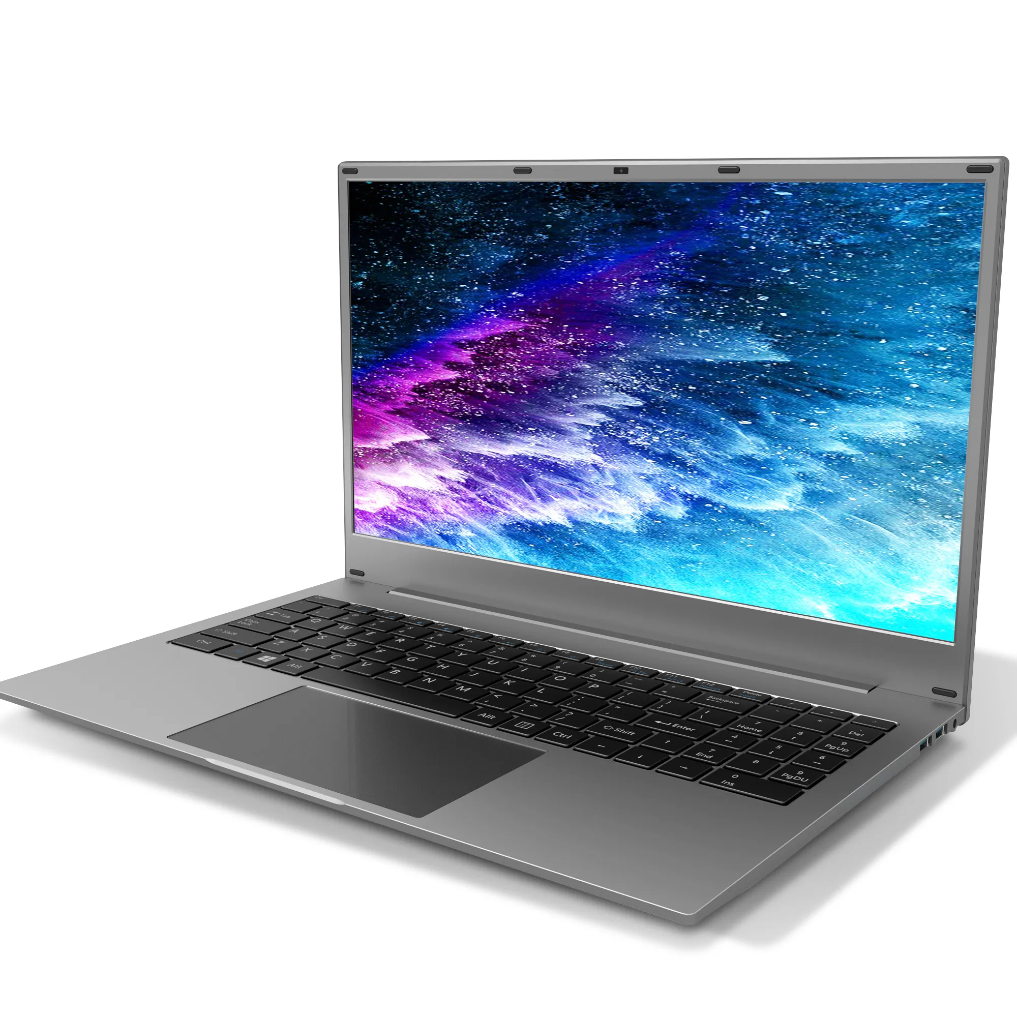 Venta al por mayor a estrenar 15,6 "Intel N5095 Quad-Core carcasa de plástico portátil de negocios ordenador portátil personalizado