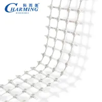 Waterdichte Hoge transparantie led transparant display/led outdoor flexibele gordijn mesh voor gevel