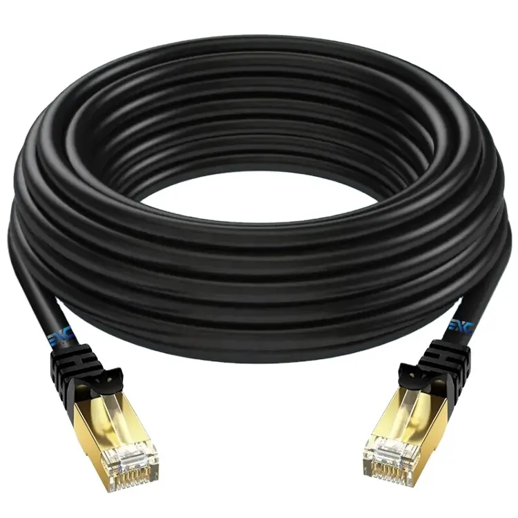 Arduino-Überbrückung kabel FTP-wasserdichtes Patchkabel für den Außenbereich RJ45 CAT6-Ethernet-Kabel CU-Leiter mit hoher Verbindung