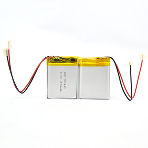 High quality lithium-ion rechargeable battery 703443 3,7 V 1200 mAh, lithium-ion charging status lithium polymer batteries with manufacturer price - Product Image 4