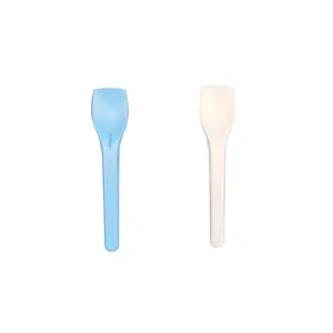 China Supply Individually Wrapped Cutlery Disposable Ice Cream Spoon Yogurt Mini Frozen Spoon