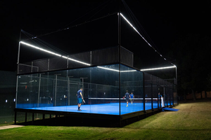 Equipo de cancha de tenis de Pádel para interiores y exteriores de alta calidad movible Canchas panorámicas ajustables Fabricante Proveedor - Product Image 2