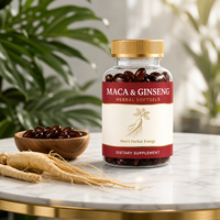 Complément Énergétique Naturel à Base de Plantes pour Hommes : Maca Noire, Ginseng et Ashwagandha – 60 Capsules – Vente en Gros Usine – Nouveauté Très Demandée