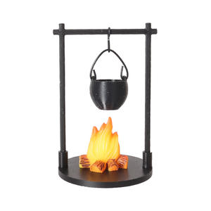 Cheminée de Noël miniature simulée, traîneau, modèle de pique-nique <span class=keywords><strong>en</strong></span> plein air, décoration de scène d'Halloween, accessoires de photographie - Product Image 5