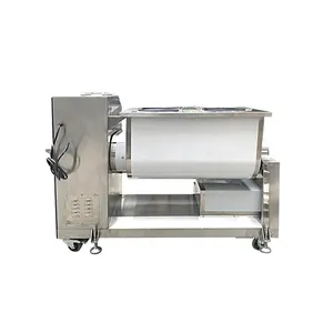 Factory Price Made By Food Grade Sus 304 Mixing Machine Meat Seasoning Single-Shaft Blender 90Kg Hopper Filling Mixer