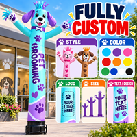 Mascotte gonflable personnalisée pour chien, idéale pour la promotion des salons de toilettage pour animaux, les événements extérieurs, la publicité, le marketing de marque, vente en gros professionnelle